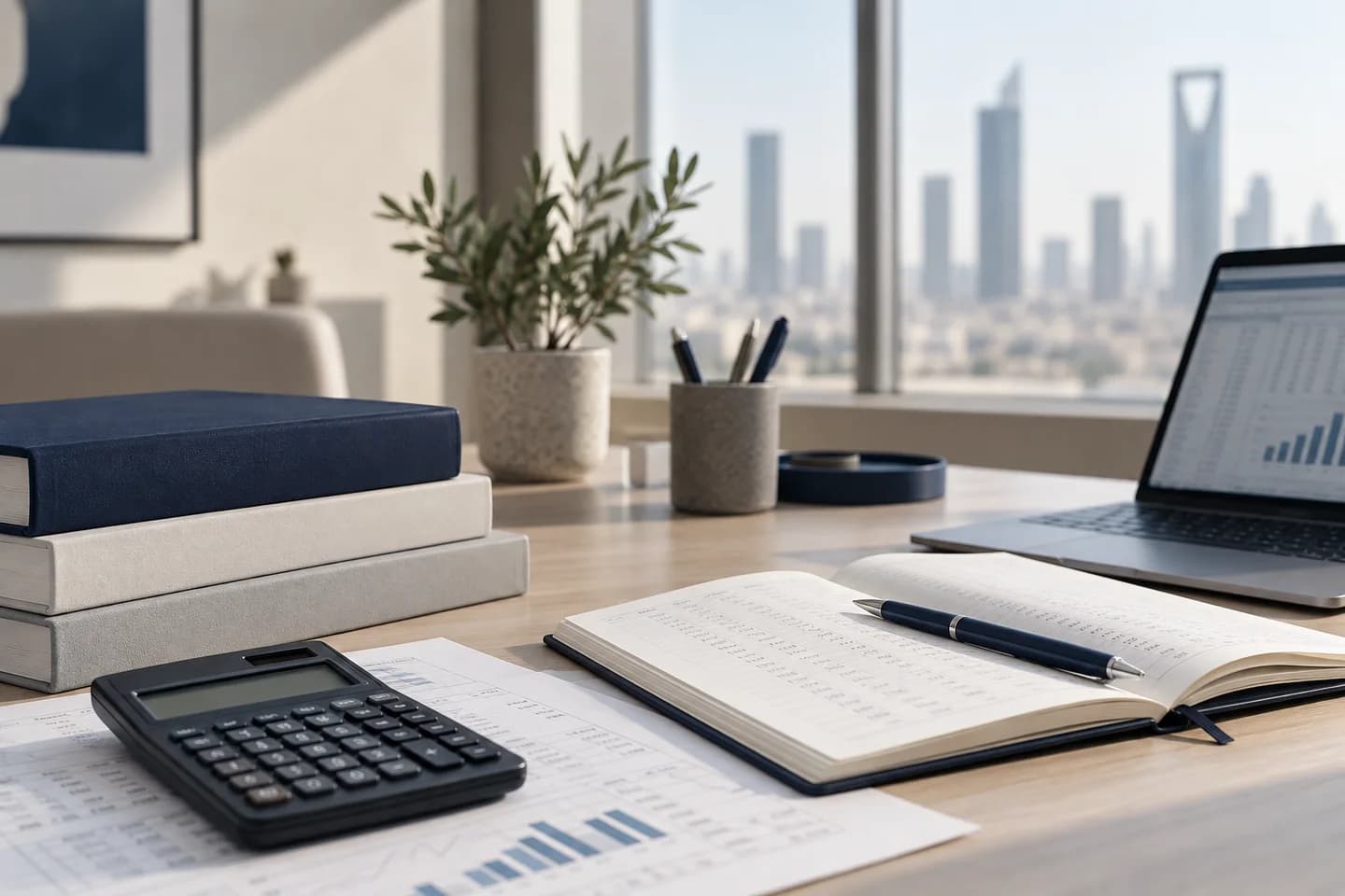بيئة عمل استشارية وتحليلات مالية متخصصة